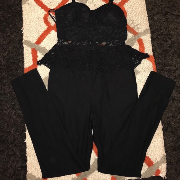 material girl lace jumpsuit